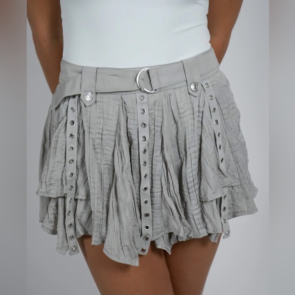 Free People Rue Mini Skirt - Picture 2 of 13